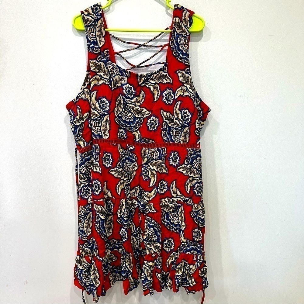 Maurices Floral Skater Dress Women’s Size 2X NEW